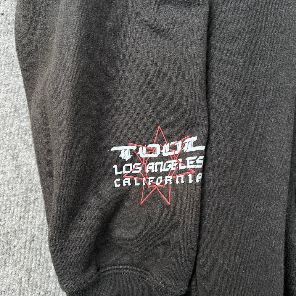 Tool Band Hoodie Mens M Black X Ray Man Pullover Sweatshirt Metal Music - Picture 6 of 10